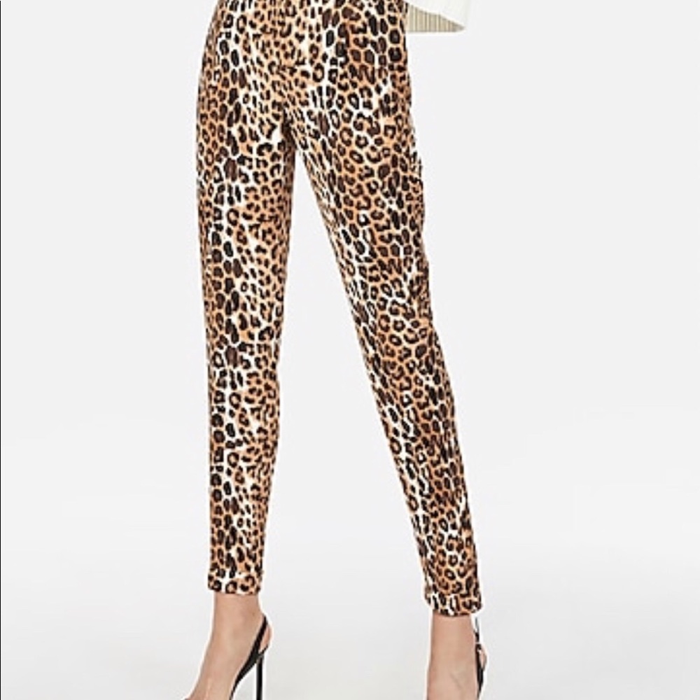 Leopard Ankle Pants